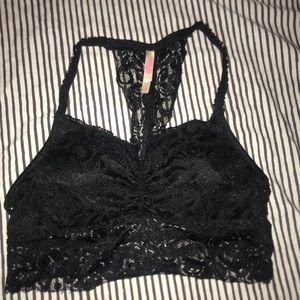 Charlotte Russe lace racerback bralette